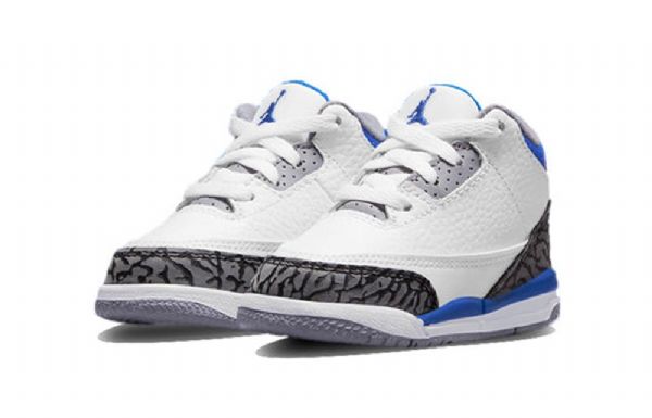 Nike Air Jordan 3 Retro Td Sko Barn Blå