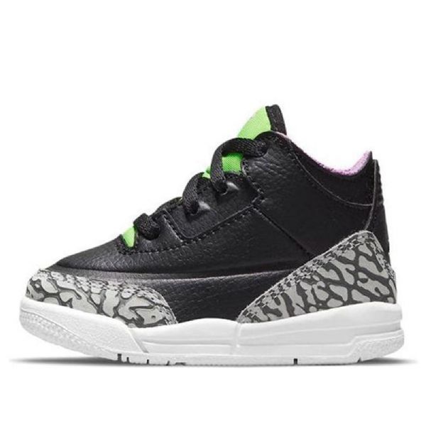 Nike Air Jordan 3 Retro Td Sko Barn Grønn