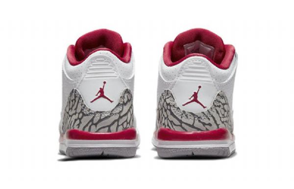 Nike Air Jordan 3 Retrotd Sko Barn Hvite Rød