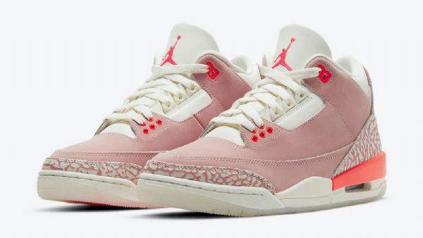 Nike Air Jordan 3 Rust Sko Dame Rosa