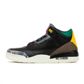 Nike Air Jordan 3 Se Animal Instinct 2.0 Sko Herre Svarte