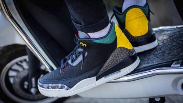 Nike Air Jordan 3 Se Animal Instinct 2.0 Sko Herre Svarte
