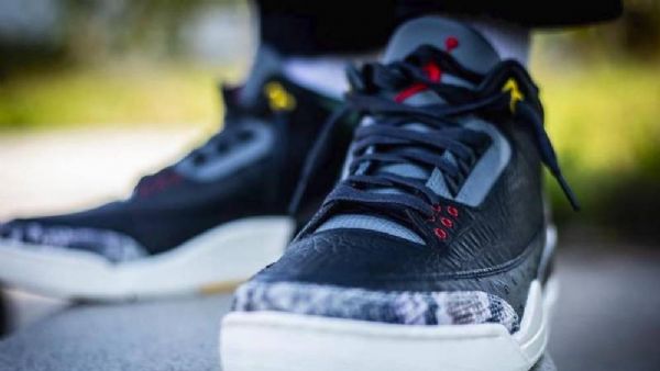 Nike Air Jordan 3 Se Animal Instinct 2.0 Sko Herre Svarte