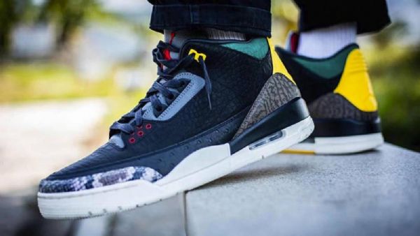Nike Air Jordan 3 Se Animal Instinct 2.0 Sko Herre Svarte