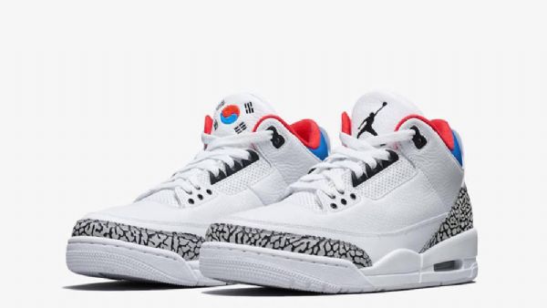 Nike Air Jordan 3 Seoul Sko Herre Hvite