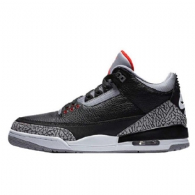Nike Air Jordan 3 Sko Herre Svarte
