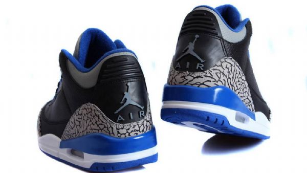 Nike Air Jordan 3 Sports Sko Herre Svarte Blå