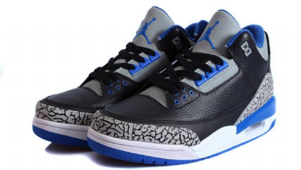 Nike Air Jordan 3 Sports Sko Herre Svarte Blå