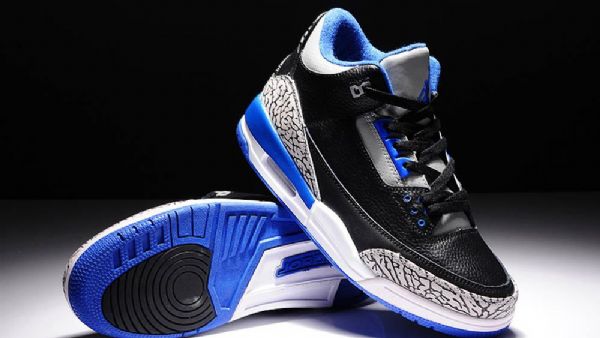 Nike Air Jordan 3 Sports Sko Herre Svarte Blå
