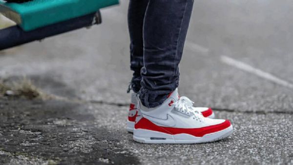 Nike Air Jordan 3 Tinker Sko Herre Hvite Rød