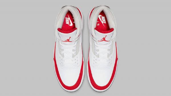 Nike Air Jordan 3 Tinker Sko Herre Hvite Rød