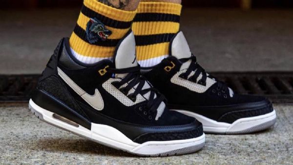 Nike Air Jordan 3 Tinker Sko Herre Svarte