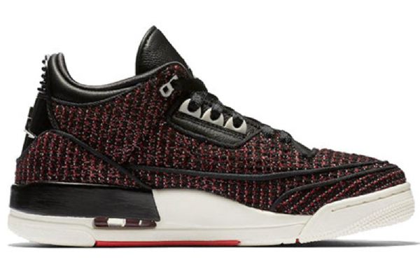 Nike Anna Wintour X Air Jordan 3 Retro Basketball Shoes Dame Rød