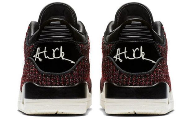 Nike Anna Wintour X Air Jordan 3 Retro Basketball Shoes Dame Rød