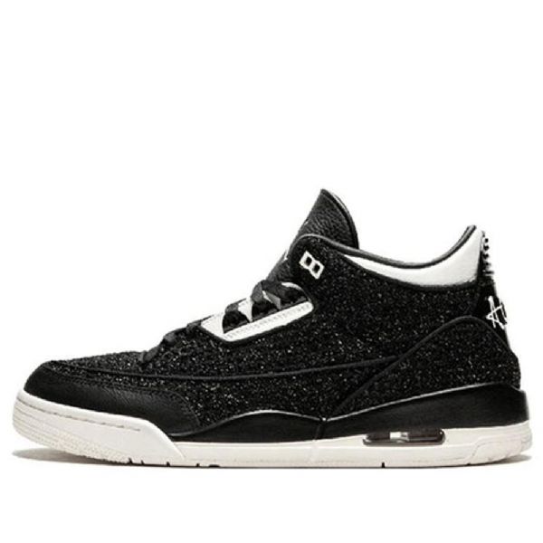 Nike Anna Wintour X Air Jordan 3 Retro Basketball Shoes Dame Svarte