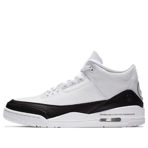 Nike Fragment Design X Air Jordan 3 Retro Sp Basketball Shoes Herre Hvite