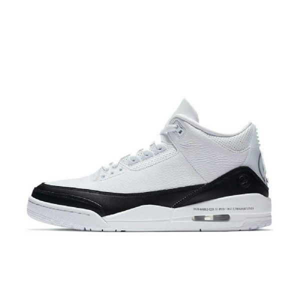 Nike Fragment Design X Jordan 3 Sko Dame Hvite Svarte