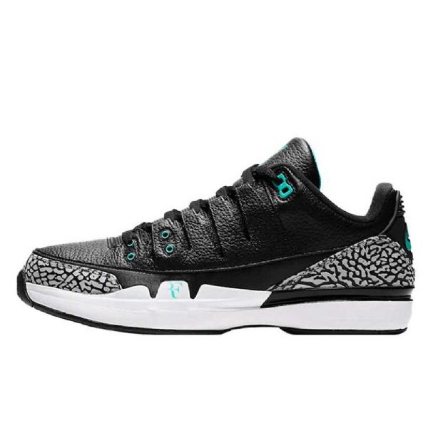 Nike Zoom Vapor Air Jordan 3 Atmos Jade Sko Herre Svarte