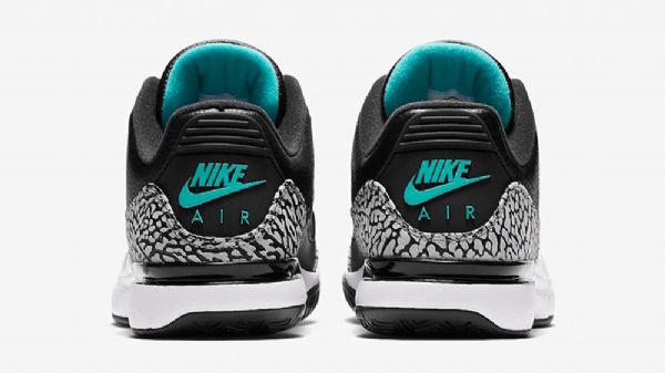 Nike Zoom Vapor Air Jordan 3 Atmos Jade Sko Herre Svarte