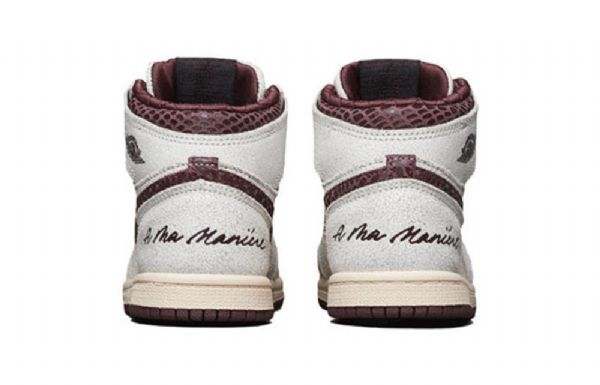 Nike A Ma Maniére X Air Jordan 1 High Tops Og Td Sko Barn Lyse Grå