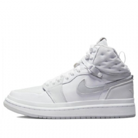 Nike Air Jordan 1 Acclimate Retro Basketball Shoes Dame Hvite Grå