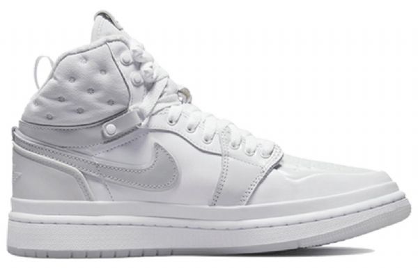Nike Air Jordan 1 Acclimate Retro Basketball Shoes Dame Hvite Grå