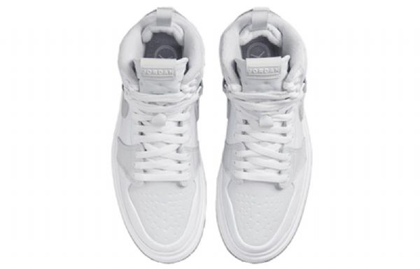 Nike Air Jordan 1 Acclimate Retro Basketball Shoes Dame Hvite Grå