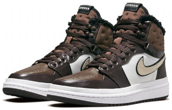Nike Air Jordan 1 Acclimate Retro Basketball Shoes Dame Sjokolade Brune