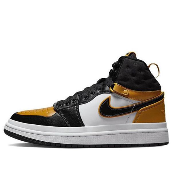 Nike Air Jordan 1 Acclimate Sko Dame Svarte Gul