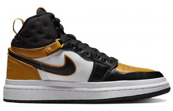 Nike Air Jordan 1 Acclimate Sko Dame Svarte Gul