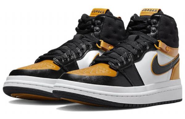 Nike Air Jordan 1 Acclimate Sko Dame Svarte Gul