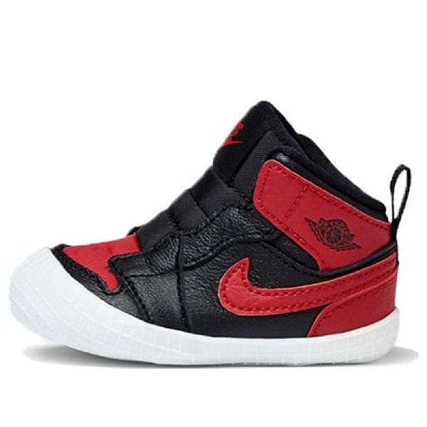 Nike Air Jordan 1 Bootie Cb Retro Basketball Shoes Barn Svarte Rød