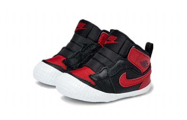 Nike Air Jordan 1 Bootie Cb Retro Basketball Shoes Barn Svarte Rød