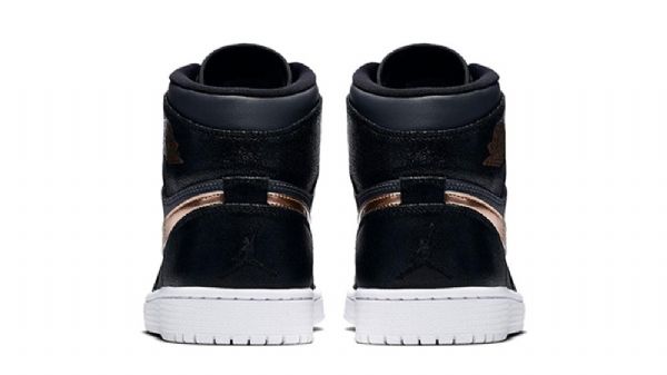 Nike Air Jordan 1 Bronze Medal Sko Herre Svarte