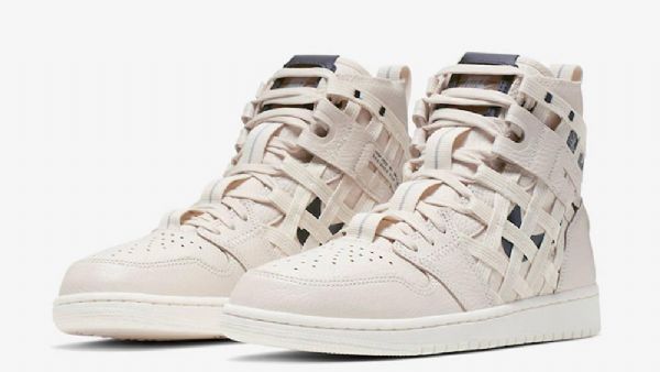 Nike Air Jordan 1 Cargo Cream Sko Herre Grå