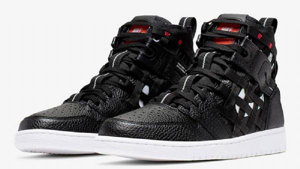 Nike Air Jordan 1 Cargo Sko Herre Svarte