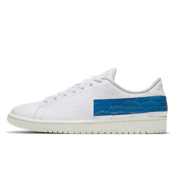 Nike Air Jordan 1 Centre Court Military Sko Herre Blå