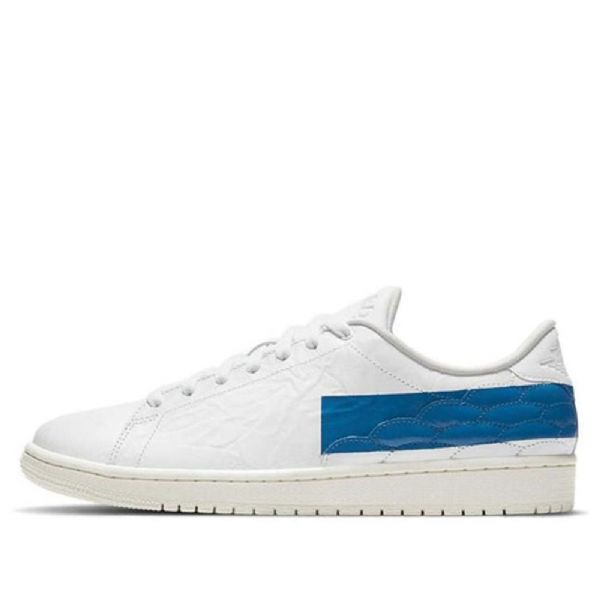 Nike Air Jordan 1 Centre Court Retro Basketball Shoes Herre Blå