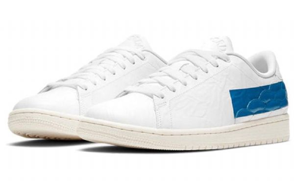 Nike Air Jordan 1 Centre Court Retro Basketball Shoes Herre Blå