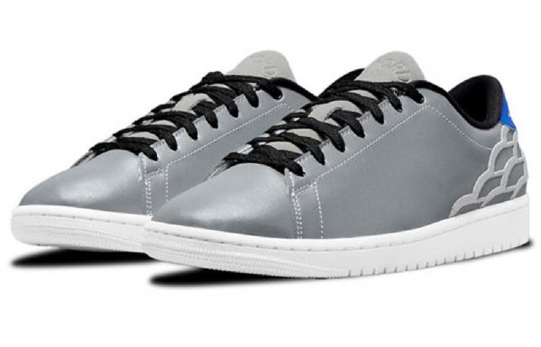 Nike Air Jordan 1 Centre Court Retro Basketball Shoes Herre Grå