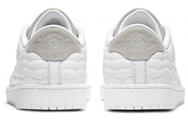 Nike Air Jordan 1 Centre Court Retro Basketball Shoes Herre Hvite