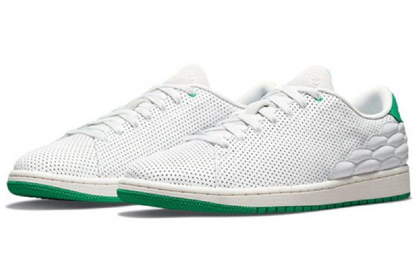 Nike Air Jordan 1 Centre Court Retro Basketball Shoes Herre Hvite Grønn