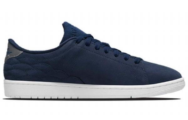 Nike Air Jordan 1 Centre Court Retro Basketball Shoes Herre Marineblå