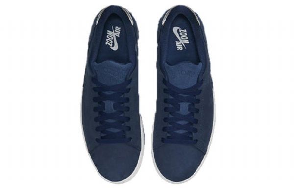 Nike Air Jordan 1 Centre Court Retro Basketball Shoes Herre Marineblå