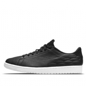 Nike Air Jordan 1 Centre Court Retro Basketball Shoes Herre Svarte