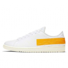 Nike Air Jordan 1 Centre Court Sko Herre Gull