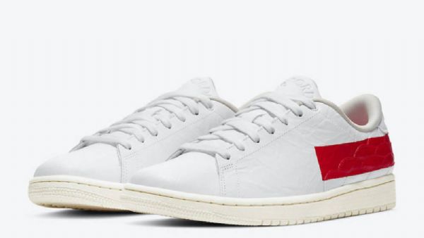 Nike Air Jordan 1 Centre Court Sko Herre Rød