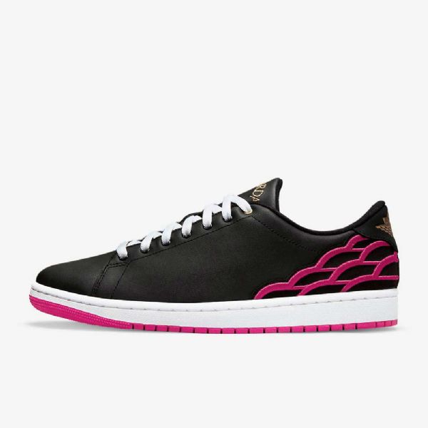 Nike Air Jordan 1 Centre Court Sko Herre Svarte