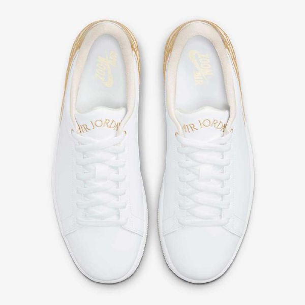 Nike Air Jordan 1 Centre Court Sko Herre Svarte