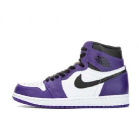 Nike Air Jordan 1 Court 2020 Sko Dame Lilla